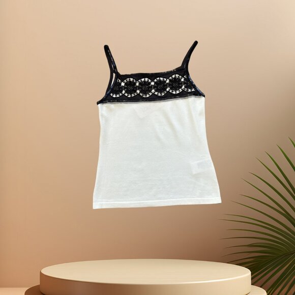 Laurel Spaghetti Strap Vest (White ~ S/M/L) - Picture 1 of 6